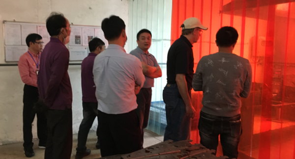 上海西门子德国焊接工程师莅临我公司做指导